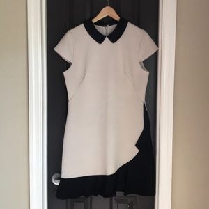 KATE SPADE Tan Cap Sleeve Dress with Collar